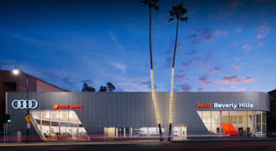 Audi service center in Beverly Hills, California