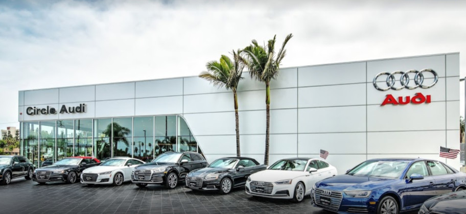 Audi service center in Long Beach, California