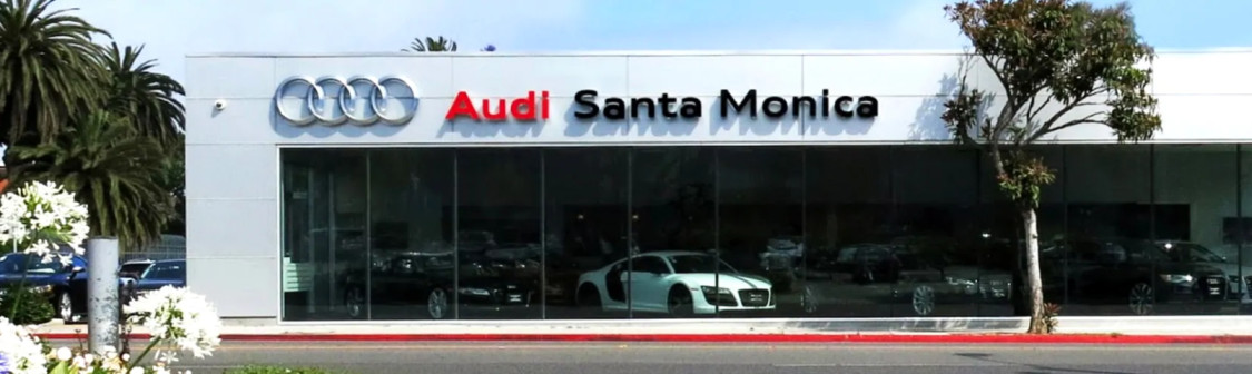 Audi service center in Santa Monica, California