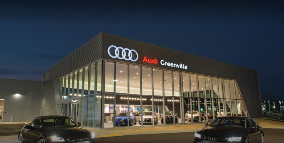 Audi service center in Greenville, South Carolina, USA