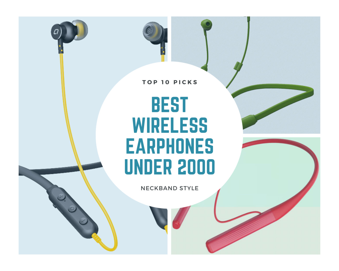 best wireless neckband earphones in india