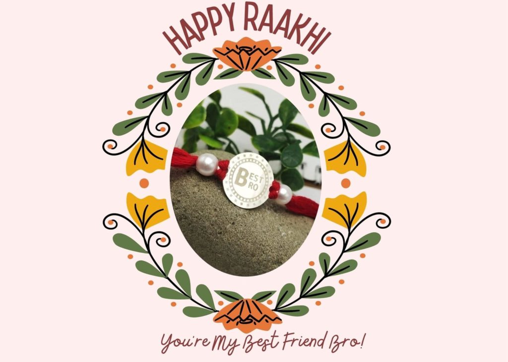 Happy Raksha Bandhan Greeting Card for Best Brother 2023