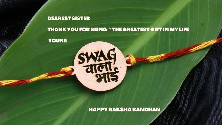 Sister You are the greatest Gift - Happy Raksha Bandhan Wishes Pic 2023