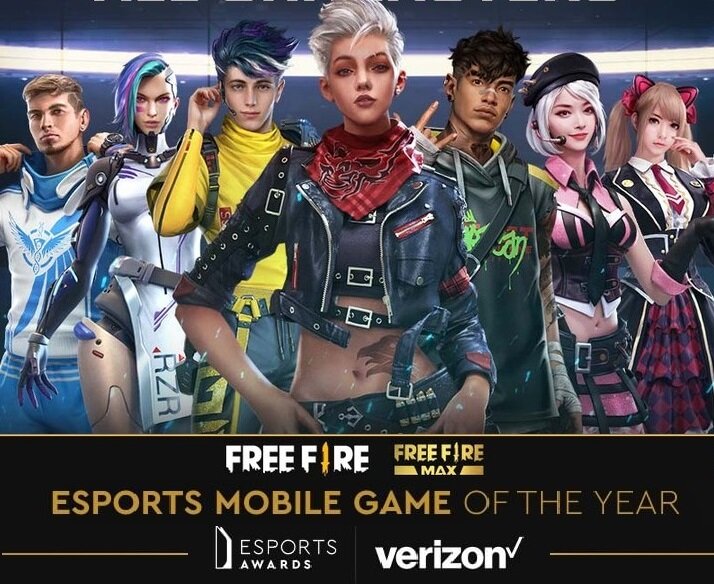 Esports Mobile Game of the Year - Free Fire at Esports awards 2021