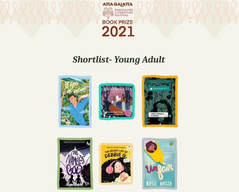 AGBLF BOOK PRIZE 2021 NOMINEES IN YOUNG ADULT CATEGORY