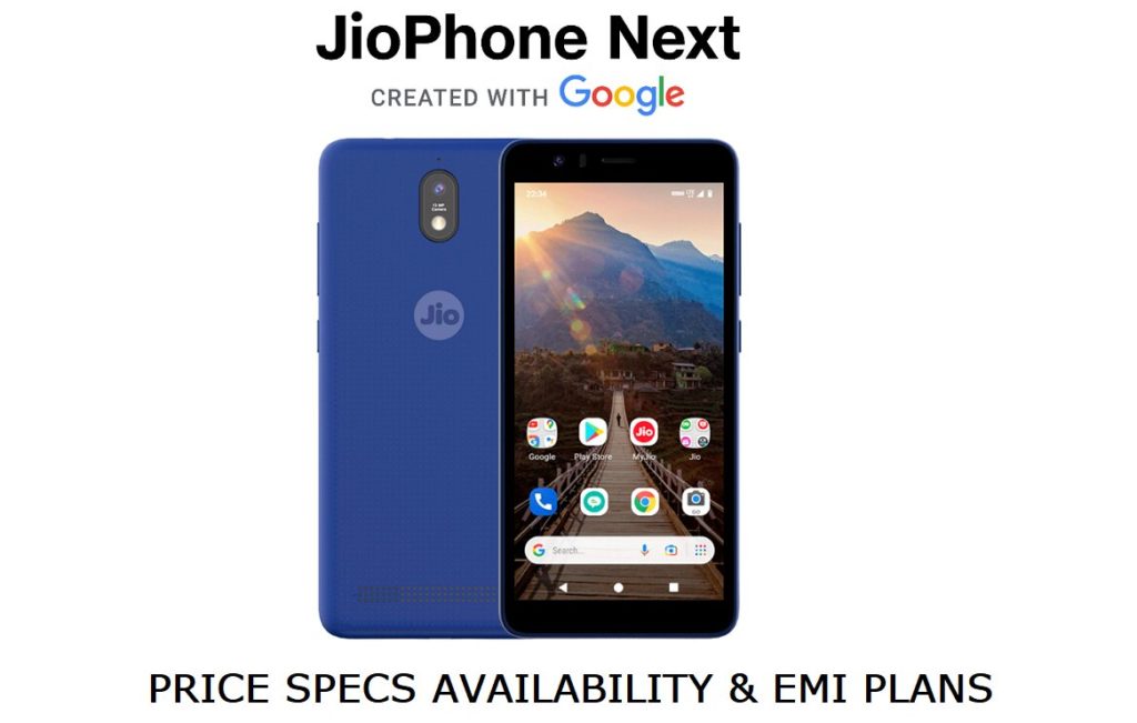 JioPhone Next Price Specs features EMI Plans and availability in shops flipkart and amazon