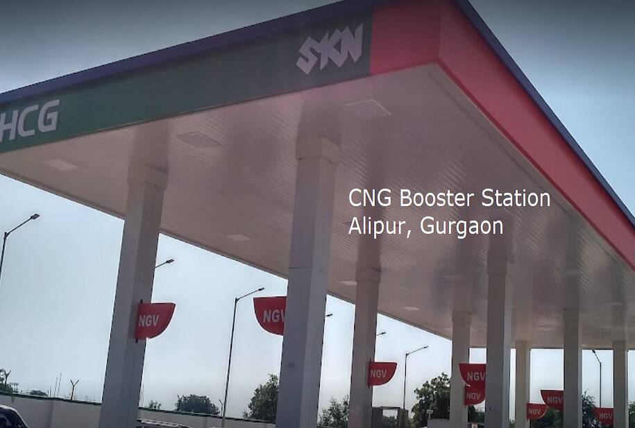 CNG Gas Filling Booster Station Alipur Gurgaon