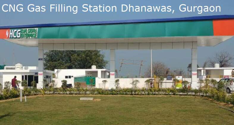 CNG Gas Filling Station Dhanawas Gurgaon