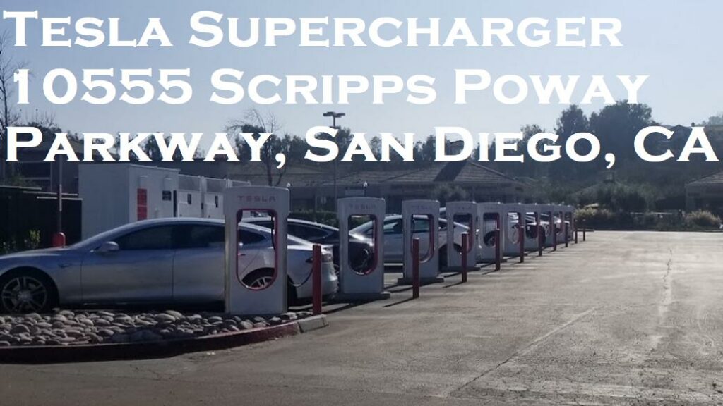 Tesla Supercharger San Diego CA 92131 - 10555 Scripps Poway Parkway