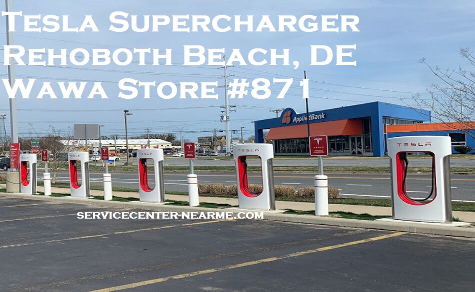 Tesla Supercharger Rehoboth DE Located in Wawa Store 871 - servicecenter-nearme.com